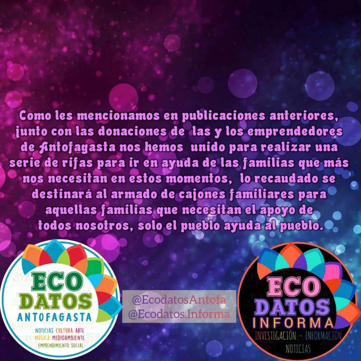 ecodatoscl's tweet photo. #Antofagasta ayuda a #Antofagasta, ayúdennos en esta Campaña. https://t.co/v02vR69z1Z