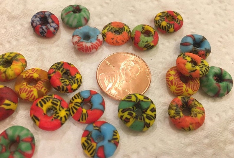 Ann Tollette on Twitter "12mm african glass beadsmade in Ghana, OOAK