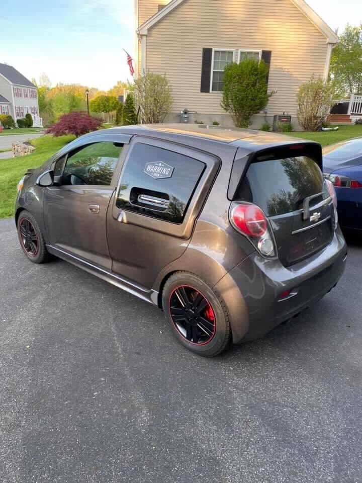 The salvaged #ChevySparkEV with Pizza 🍕 Oven is looking good! Just waiting for the final <a href="/RebuildsRich/">Rich Rebuilds</a> video to drop!