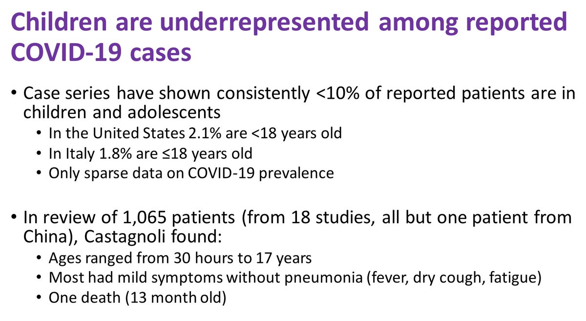3/ To Grand Rounds:@ 6:20 George Rutherford highlights low incidence of severe disease in children. It’s not just that kids rarely get sick – evidence (@ 10:10) says that kids mostly catch Covid from adults, rarely other way around. “A one-way street, from older to younger.”