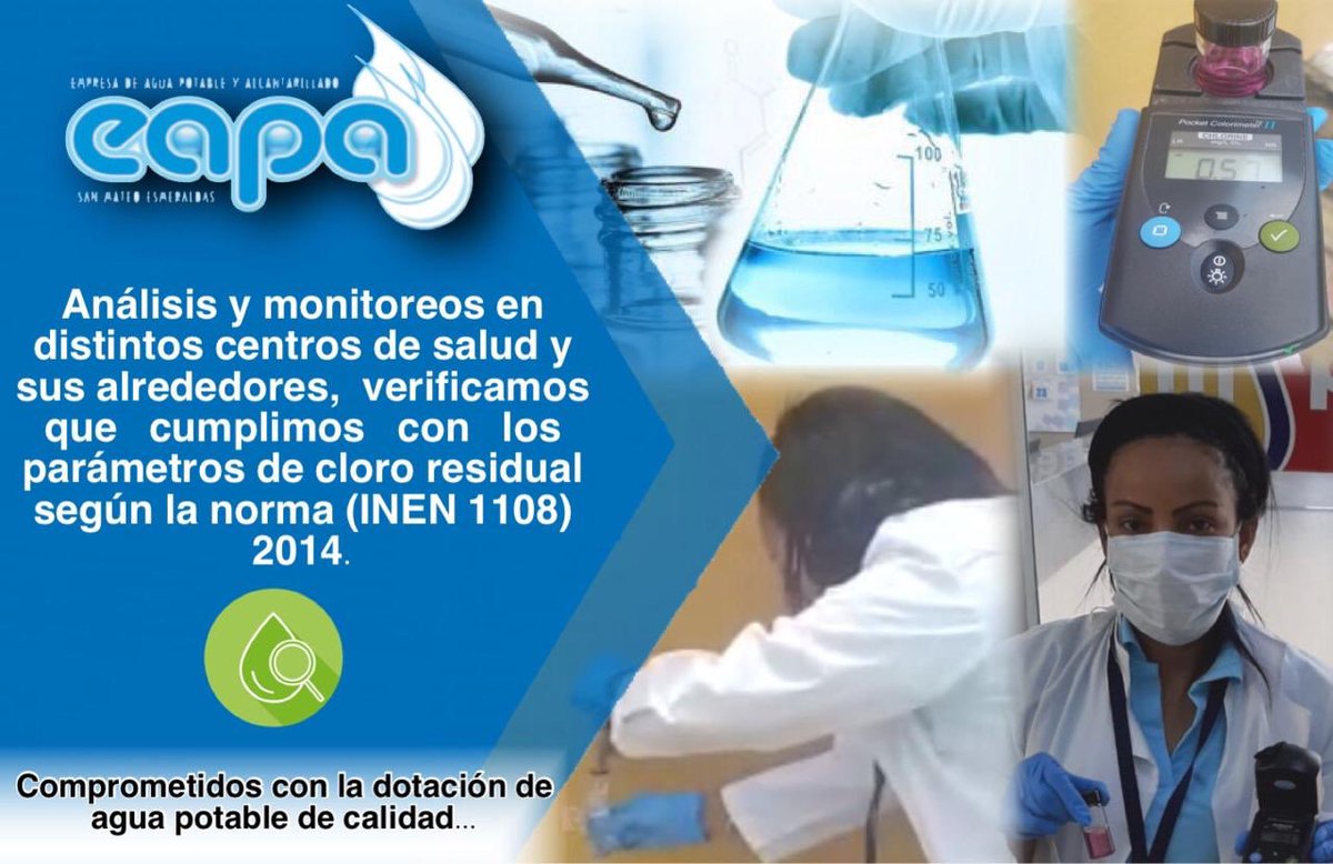 EapaSM's tweet photo. #EapaInforma: A pesar de la dificil situación que nos encontramos atravesando por el COVID-19, continuamos trabajando para brindar a la ciudadanía un servicio de calidad manteniendo el agua en óptimas condiciones para el consumo de nuestros usuarios. https://t.co/Bu75my9pQ8