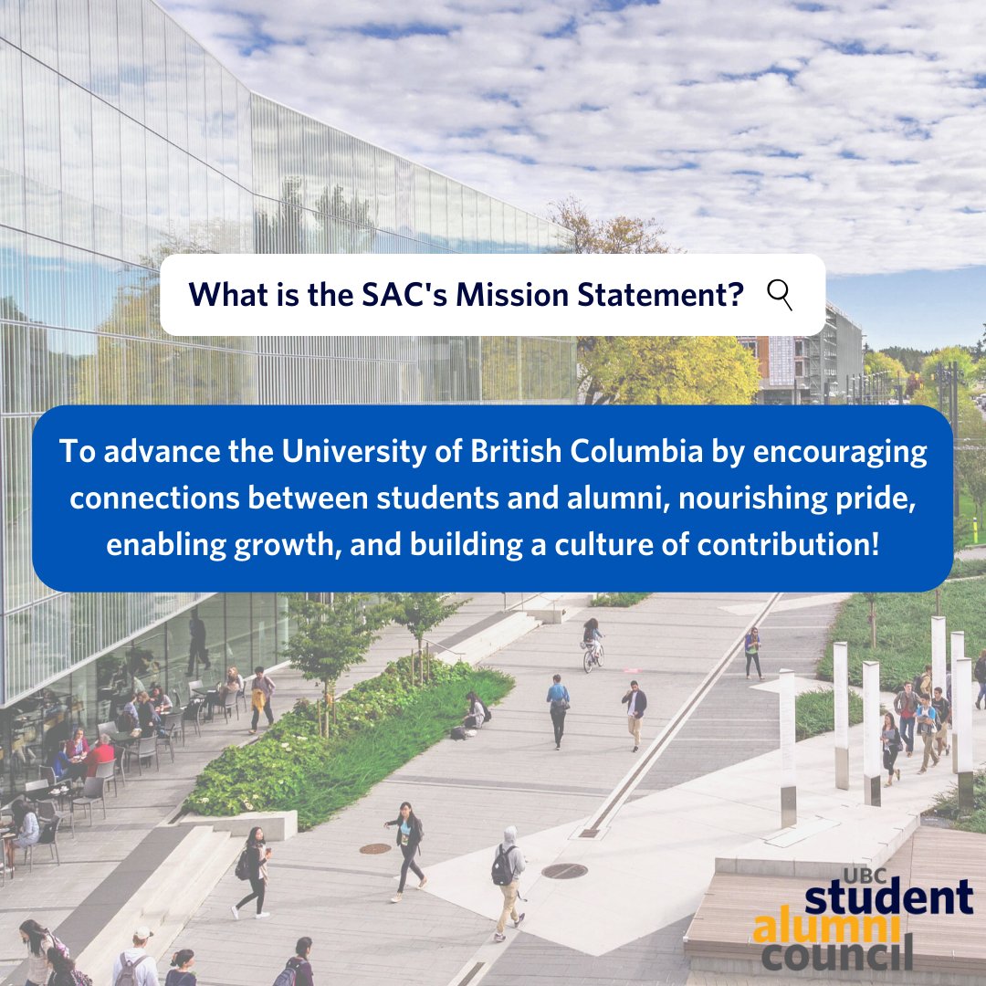 UBC Student Alumni Council tweet media