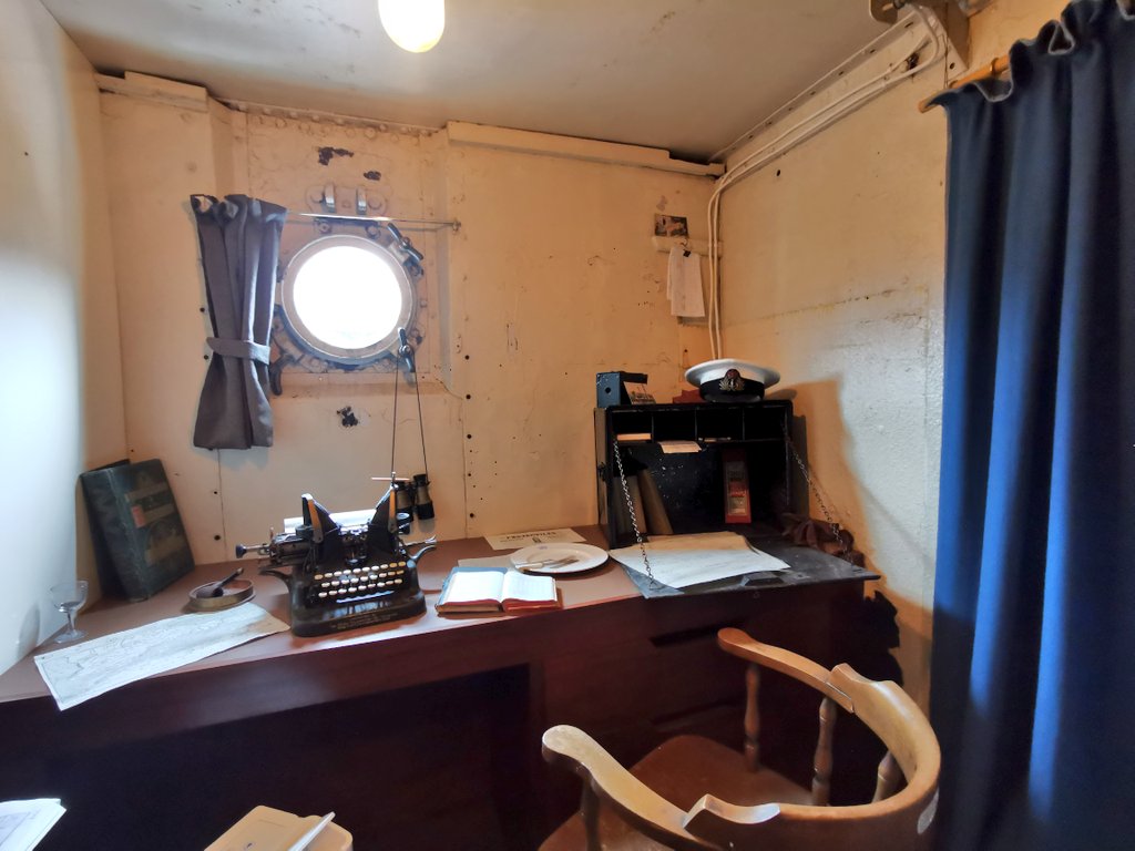 The officers and CO of M.33 meanwhile had their own cabins midships and aft. The aft cabins were directly above the aft shell room and magazine!