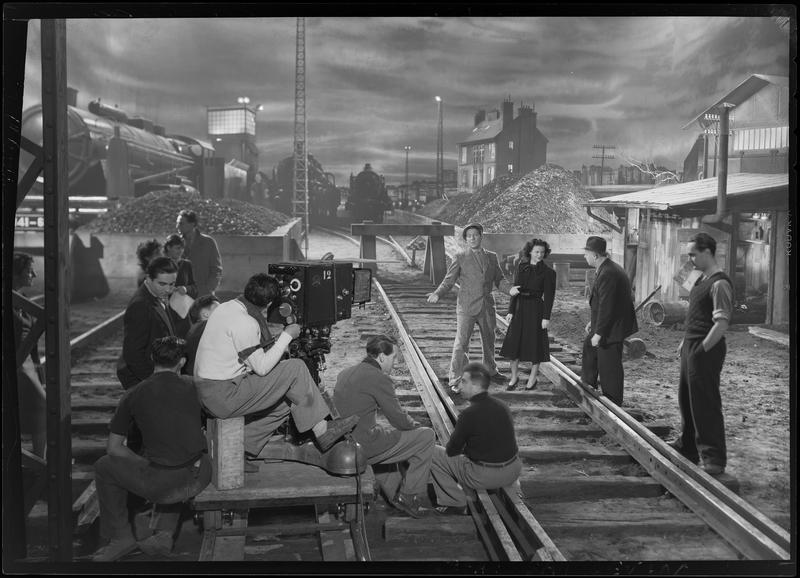 I'm looking forward to delving into the work of Cauchetier & Pierre, the two great still photographers of the New Wave. But one shouldn't believe great set photos began with Breathless. Here's a Sam Lévin shot from Jean Renoir's La Bête humaine, 1938