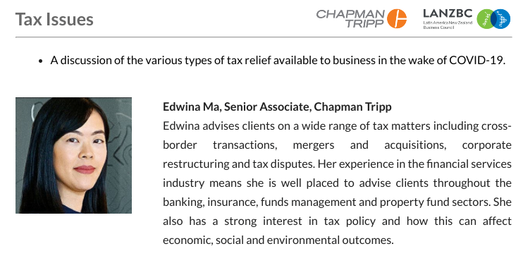 Join us and Chapman Tripp (<a href="/CTInsights/">ctinsights</a>) for a free #webinar next Monday and get valuable insights from their team of experts on the legal issues affecting importers and exporters in the context of #COVID19.
Register here: links.lanzbc.co.nz/ct-lanzbc-webi…
#Trade #LatinAmerica #Networking