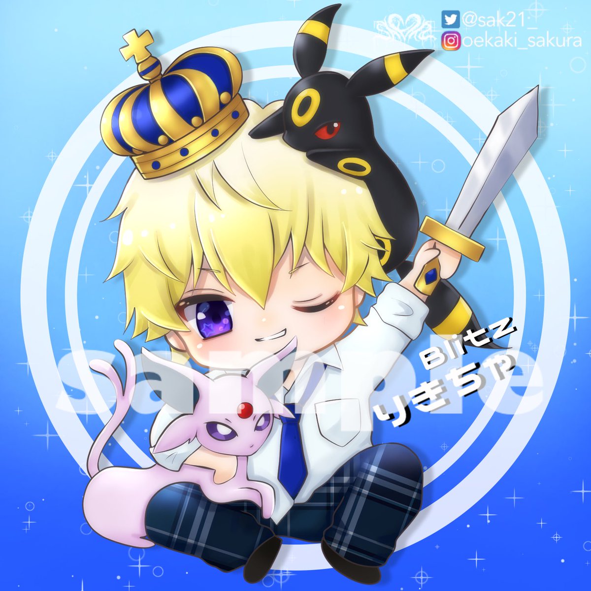 Sakura ミニキャラ ポケモンアイコン ๑ 8 ๑ 有償依頼 ポケモン