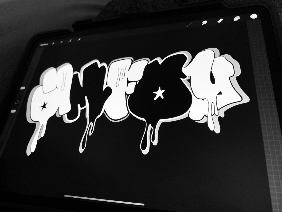 amfoyfans's tweet photo. #Amfoyfans working on new merchandise for the crew and friends! A long overdue shoutout to artist #JoshuaButler @joshuaozias87 for outstanding #airbrush #graffiti #arts #Angry2020 ☠️ #Amfoy2020 thanks n cheers https://t.co/gIe8ANdBd5