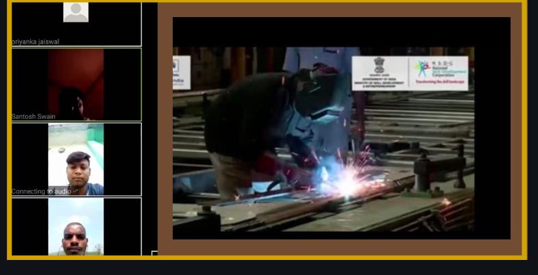 Welding Assistant trainees from #PMKK, Rourkela are engaged in online classes from their home. These sessions are helping students acquire new skills during this lockdown.

#Skillindia #Skill4Jobs #FarakDikhRahaHain #StudyAtHome #COVID19