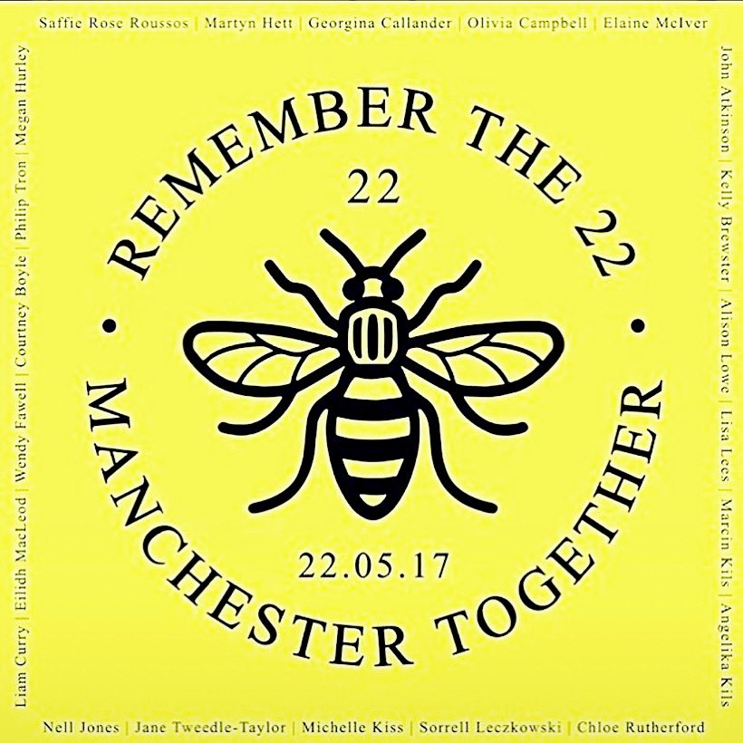 That_Manda's tweet photo. Sending love &amp; light to everyone that needs it 🐝💔😢 #Manchester22 https://t.co/1PFhn5kLpw
