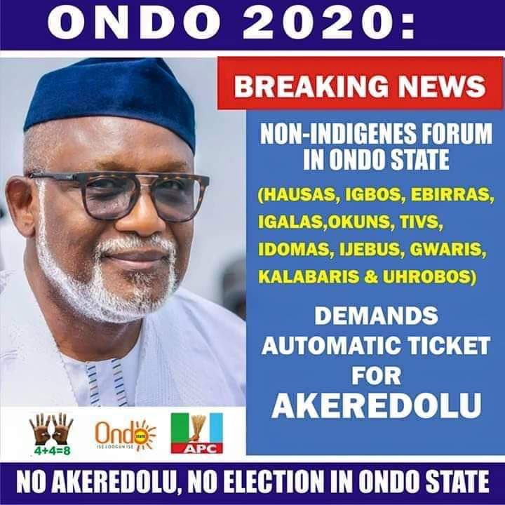 AnewOndo's tweet photo. This is a threat to democracy and we won't take it. How can some people say there if @RotimiAkeredolu doesn't run, there's no democracy https://t.co/adZfuKNG08