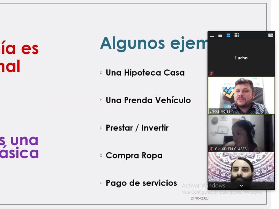 Les compartimos algunas imágenes del taller en línea que impartimos el día de hoy sobre 'Elaboración de presupuestos personales y emprendedores', agradecemos a todos los que nos acompañaron, esperamos verlos en próximos eventos.
#costarica #emprendedorescostarica #quédateencasa