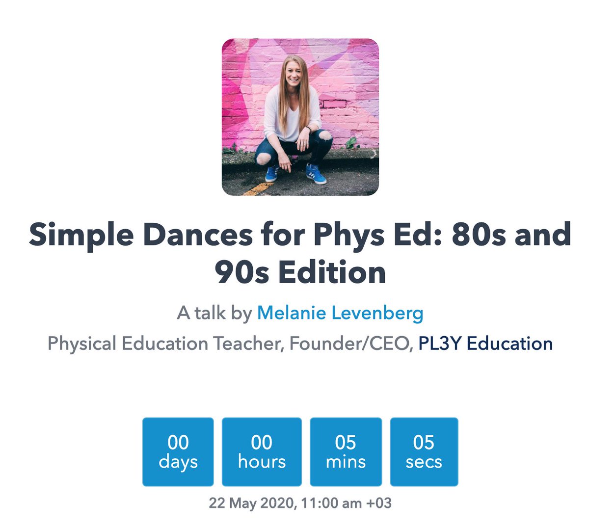 Here we go with <a href="/melanie_pl3y/">Melanie Levenberg (She/Her/Hers)</a> kicking things off.
Come and join us
#physed #HPEatHome #pechat
conference.chargedupeducation.com/talks/top-danc…