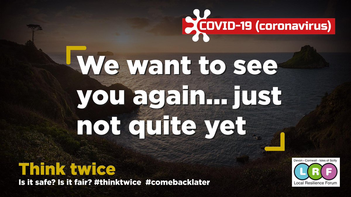DC_Police's tweet photo. Day trip, not stay trip.

Staying overnight in a camper van, at a holiday or second home is not allowed. We want to see you again… just not quite yet!

#ThinkTwice about your trip and #ComeBackLater https://t.co/2bBcjwSmrZ