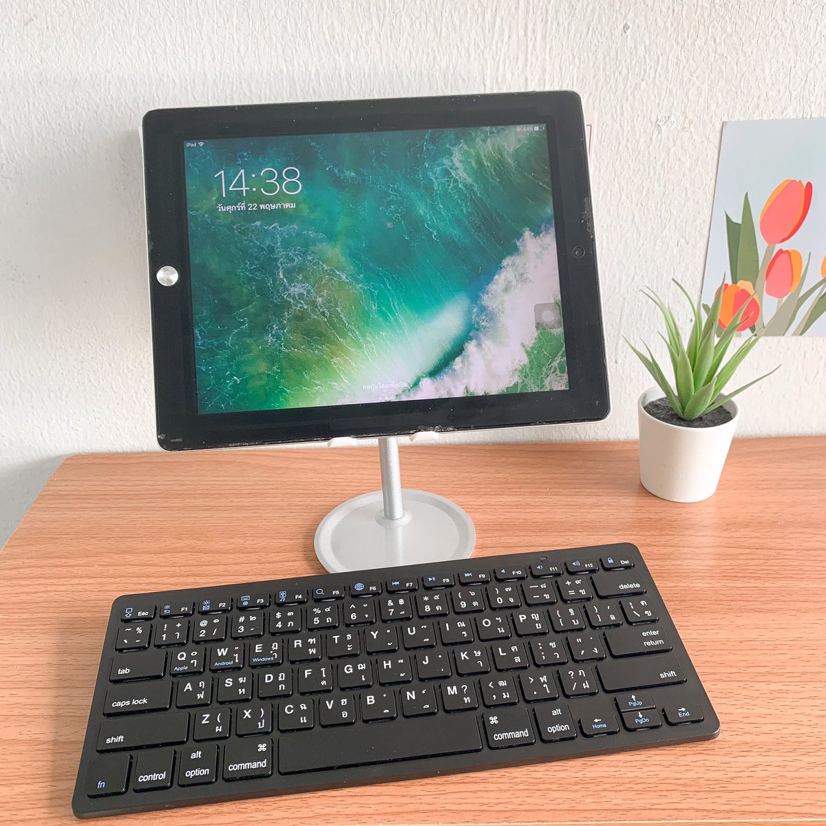 Squeeze_case's tweet photo. เหมาะกับคนขี้เกียจเปิดคอมแบบเรามาก คีย์บอร์ดบลูทูธ Wireless Keyboard เชื่อมต่อมือถือ/แท็ปเล็ตได้ทุกรุ่น แป้นพิมพ์ภาษาไทยมาตรฐาน เริ่ดมากกก

490฿ https://t.co/PUsOHLgwuW