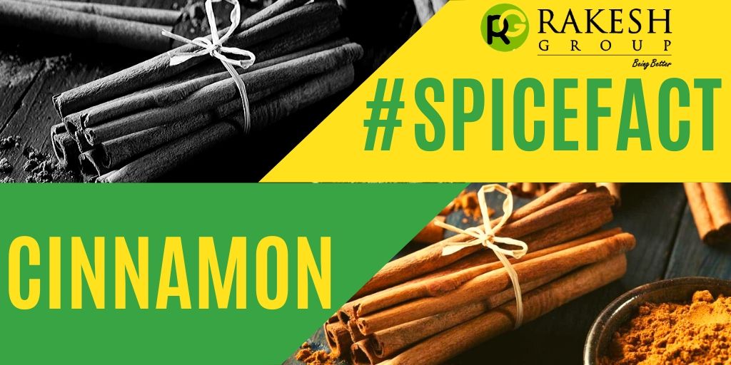 RakeshGroup's tweet photo. #Cinnamon is a rich source of antioxidants that give a boost to the immune system. Moreover, it has antiviral, antibacterial &amp; antifungal properties that help reduce the chances of respiratory diseases and seasonal infections.
#SpiceFact #RakeshGroup #LockdownPuzzles https://t.co/mIPMbyiNB1