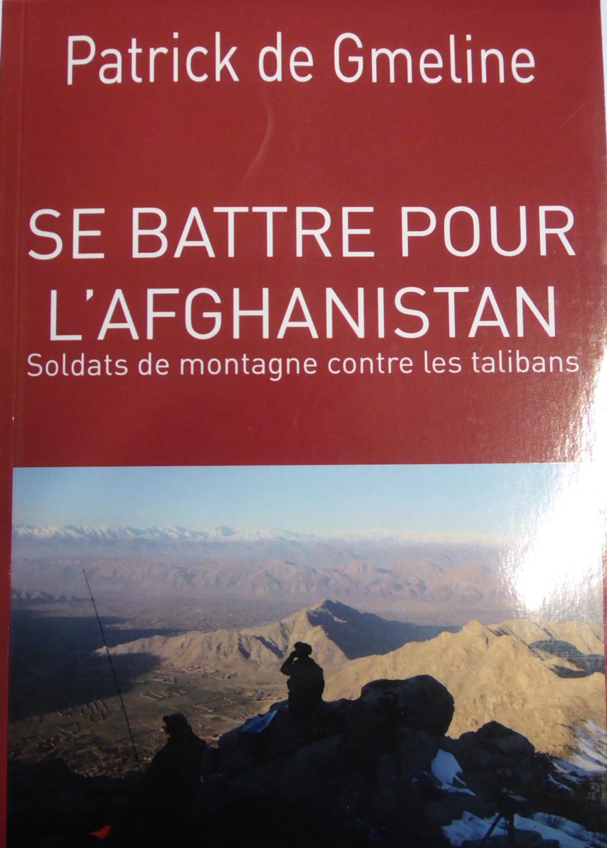 #VendrediLecture : Le #livre : "Se battre pour l'Afghanistan", de P. de Gmeline est fondé sur les témoignages des #chasseursalpins, l'auteur ayant été intégré dans la réserve du #27eBCA. Il nous raconte leur quotidien afin de sauvegarder la paix loin de leur pays.