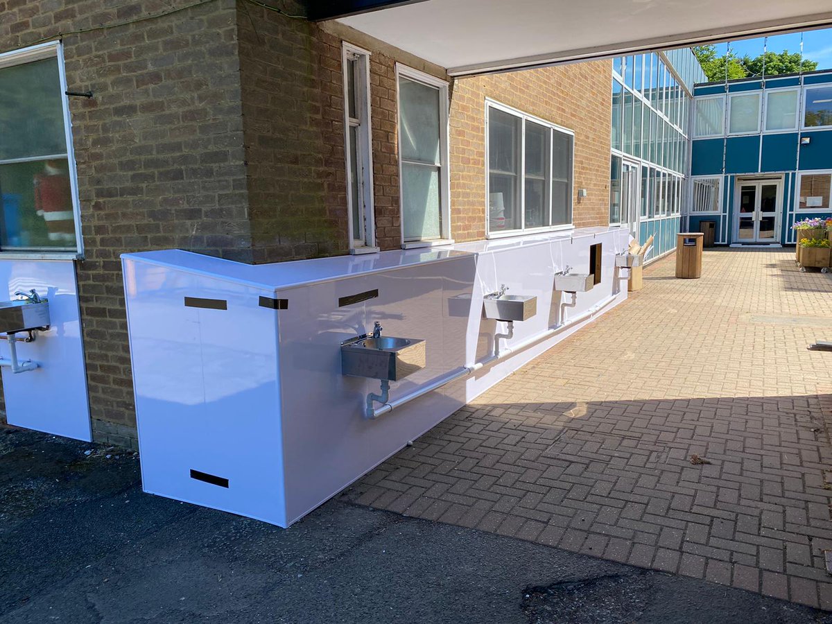 ChallonersHigh's tweet photo. Getting ready for the new normal @ChallonersHigh #thenewnormallife #WashYourHands #StayAlertSaveLives https://t.co/6L1CpNHTip
