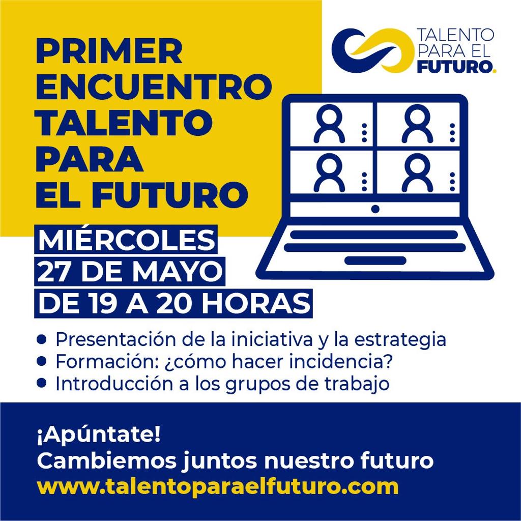 Red_Carolina's tweet photo. 📣 "¡La juventud en Iberoamérica tiene que ser motor de cambio para la sociedad!" - Así nos presenta la becaria Alejandra López (@LaChif) @talentofuturo_, una nueva iniciativa que celebra su primer encuentro virtual el 27 mayo a las 19h 🇪🇸

¡Inscríbete! 👉 https://t.co/8R8zyixK8y https://t.co/LQ0kSC1gbt