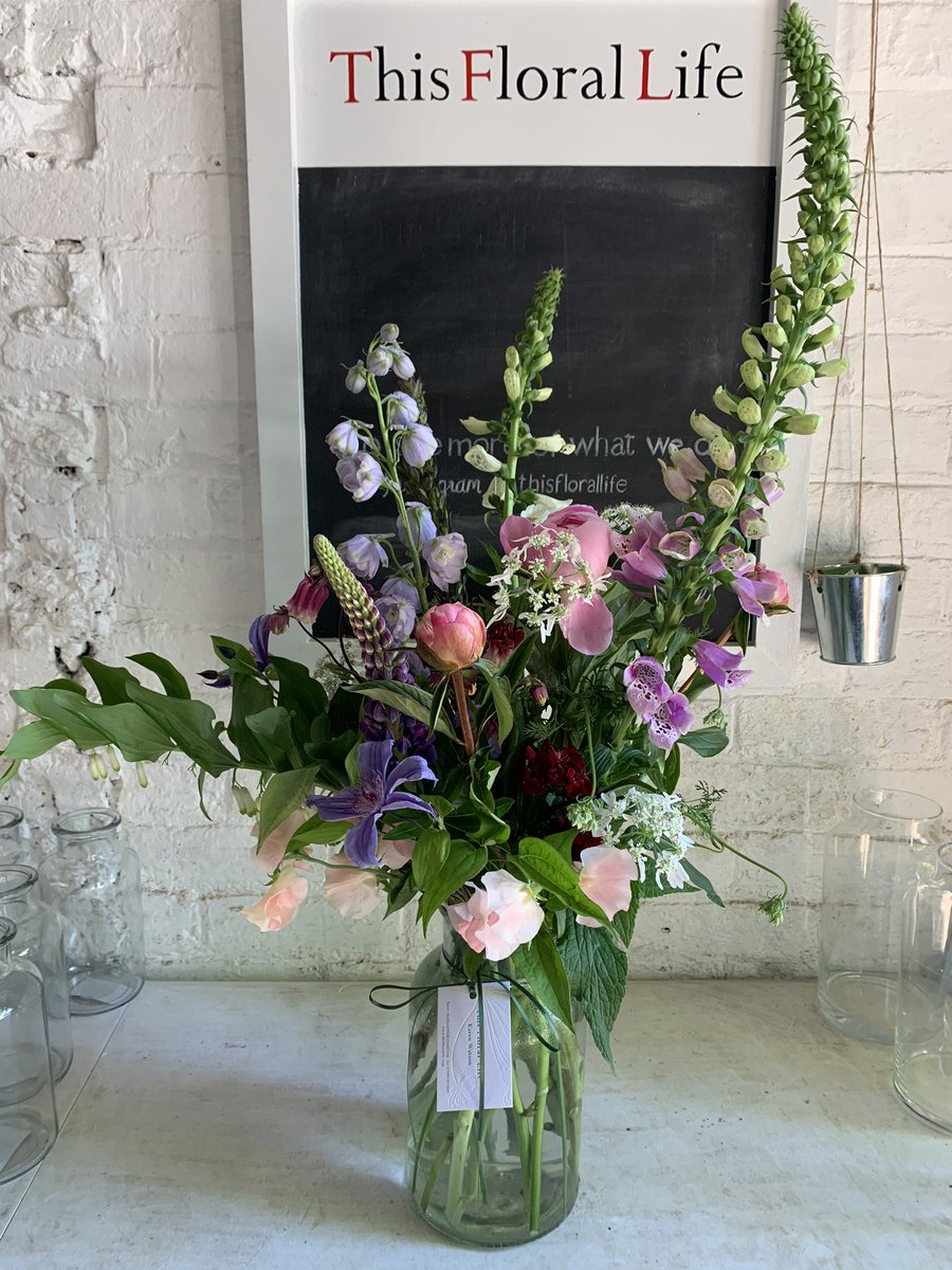 Thank you so much to all of the wonderful local people who have supported us by ordering our doorstep flower deliveries. With weddings and events postponed until next year it’s been a joy for us to be delivering our flower jars to you! #midhurst #electricvan #flowers