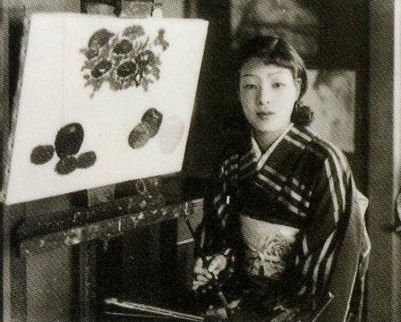 岸田劉生『麗子像』。愛娘を描いた作品は50を超える。この表現をデロリ