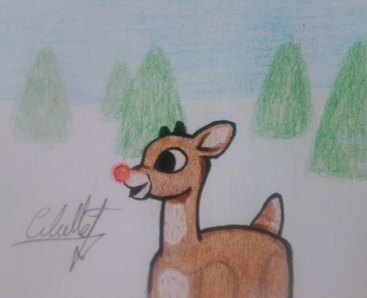 W4ll3t's tweet photo. THE CHAD RUDOLPH REDRAW!!!!
 #rudolphredraw #rudolphchallenge #rudolphredrawchallenge https://t.co/Jylm03plLe