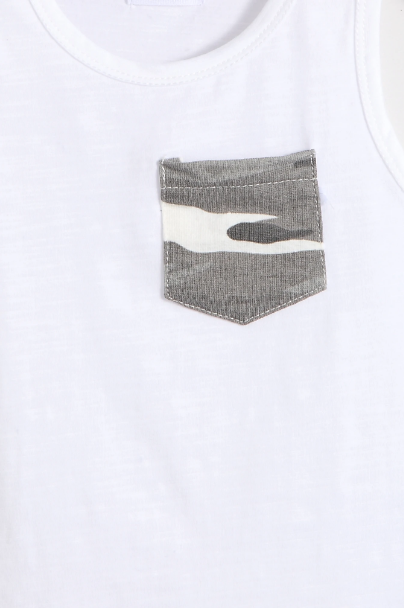 dadamamababy's tweet photo. Sleeveless top with Camouflage pocket

Dada and mama's cool sleeveless top with small pocket in camouflage design.  soft on the body and cool to wear with any bottom you choose.
100% cotton
Machine wash cold
SKU: ER-5554-WH
https://t.co/eN80xQekdI https://t.co/mFqnnaijMb