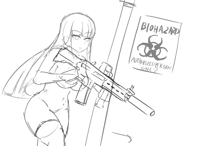 よく考えなくても描きたい絵を描くのに全身絵は必要条件じゃないな?ということで数時間かけて調整した足をスッパリカットした構図にしました 