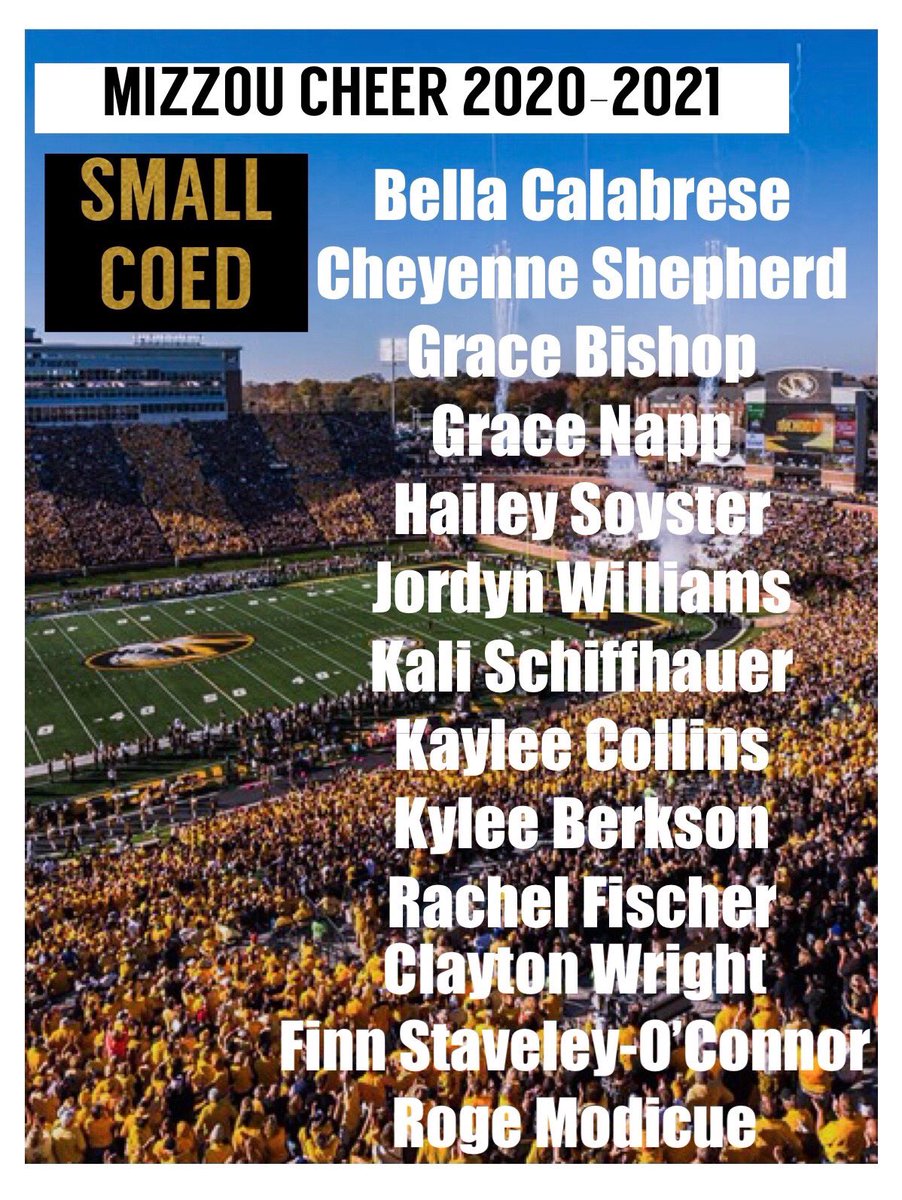 MizzouCheer_'s tweet photo. Welcome to the Mizzou Cheer Family! @MizzouAthletics @Mizzou https://t.co/AWnjvGGEJr