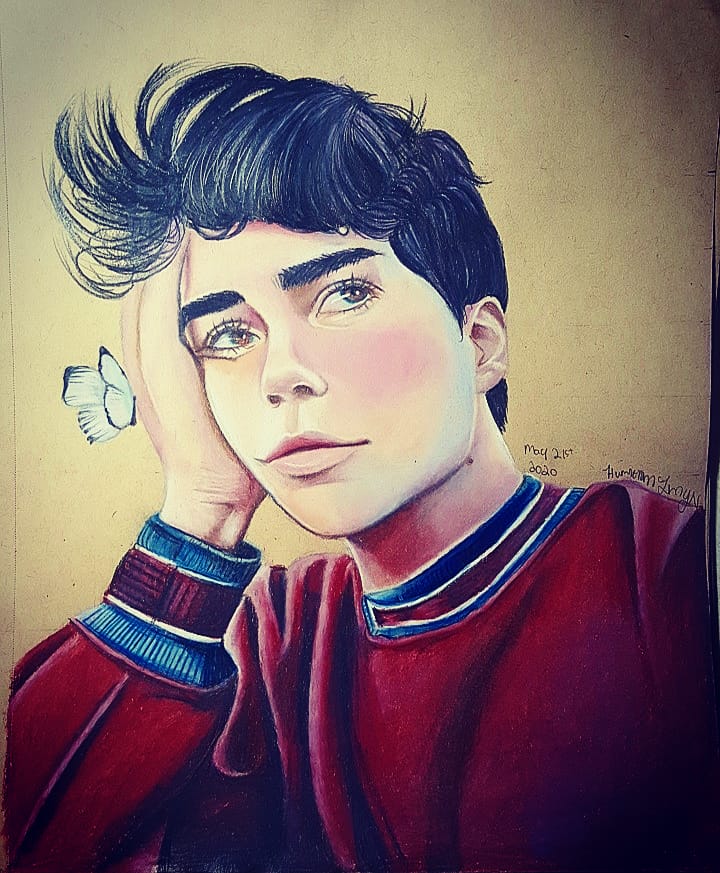 DaLittleDaVinci's tweet photo. @larrayxo I DREW benji https://t.co/y14NzWUgZm