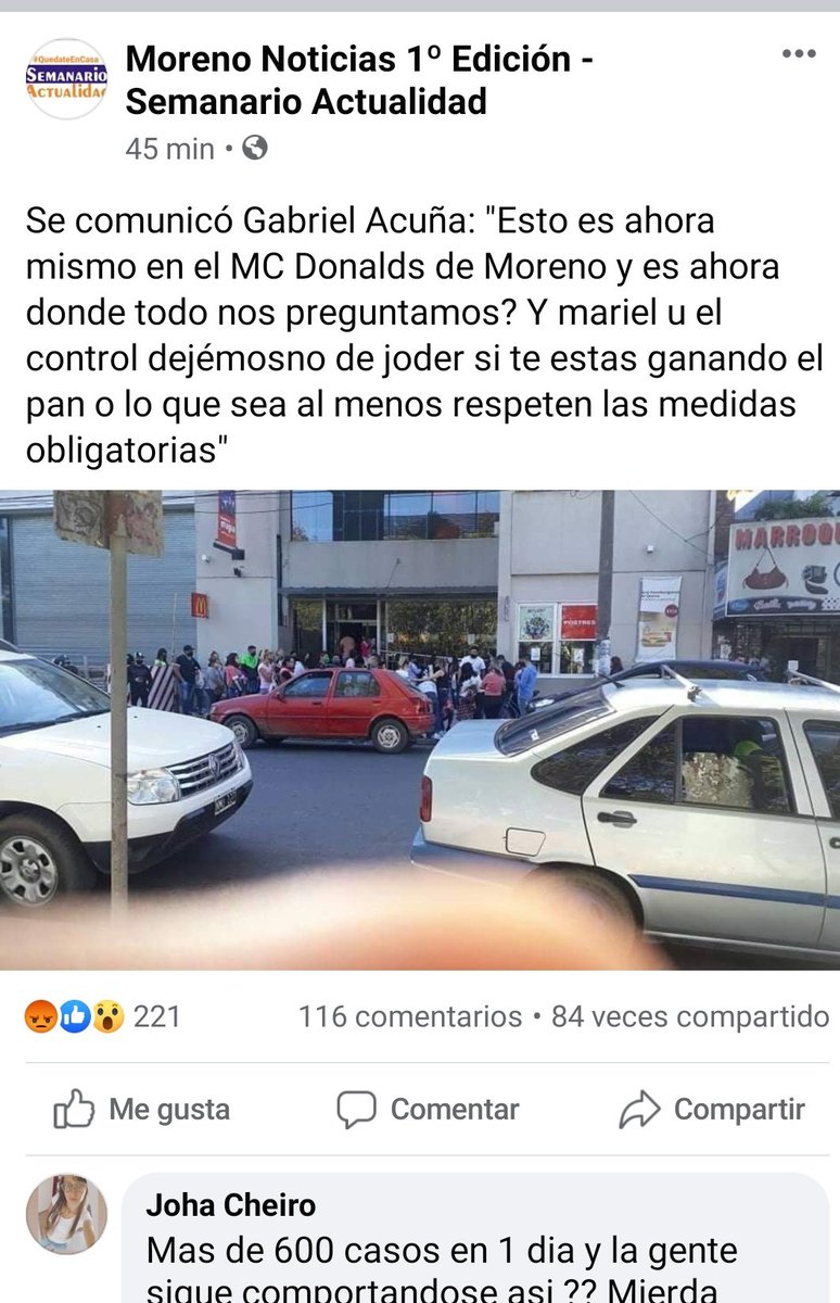 leti009's tweet photo. @alferdez Le hago llegar el modo en el que la gente está sin ningún tipo de protección en MORENO, zona OESTE.
Además de la gran cantidad de delitos.
POR FAVOR MORENO es TIERRA DE NADIE https://t.co/axm9ApBz6R