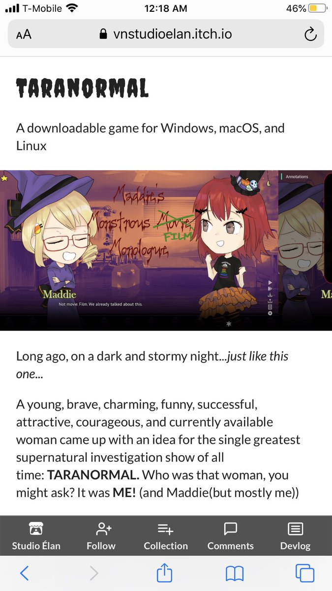 hcnoel's tweet photo. As the creator and an indie artist  of #TaraNormal since 2009 I’m disgusted by this. @vnstudioelan I’m also the trademark owner. Why do this to a fellow creator? Why not respect my copyright and creation? https://t.co/5bBMH8B5NO