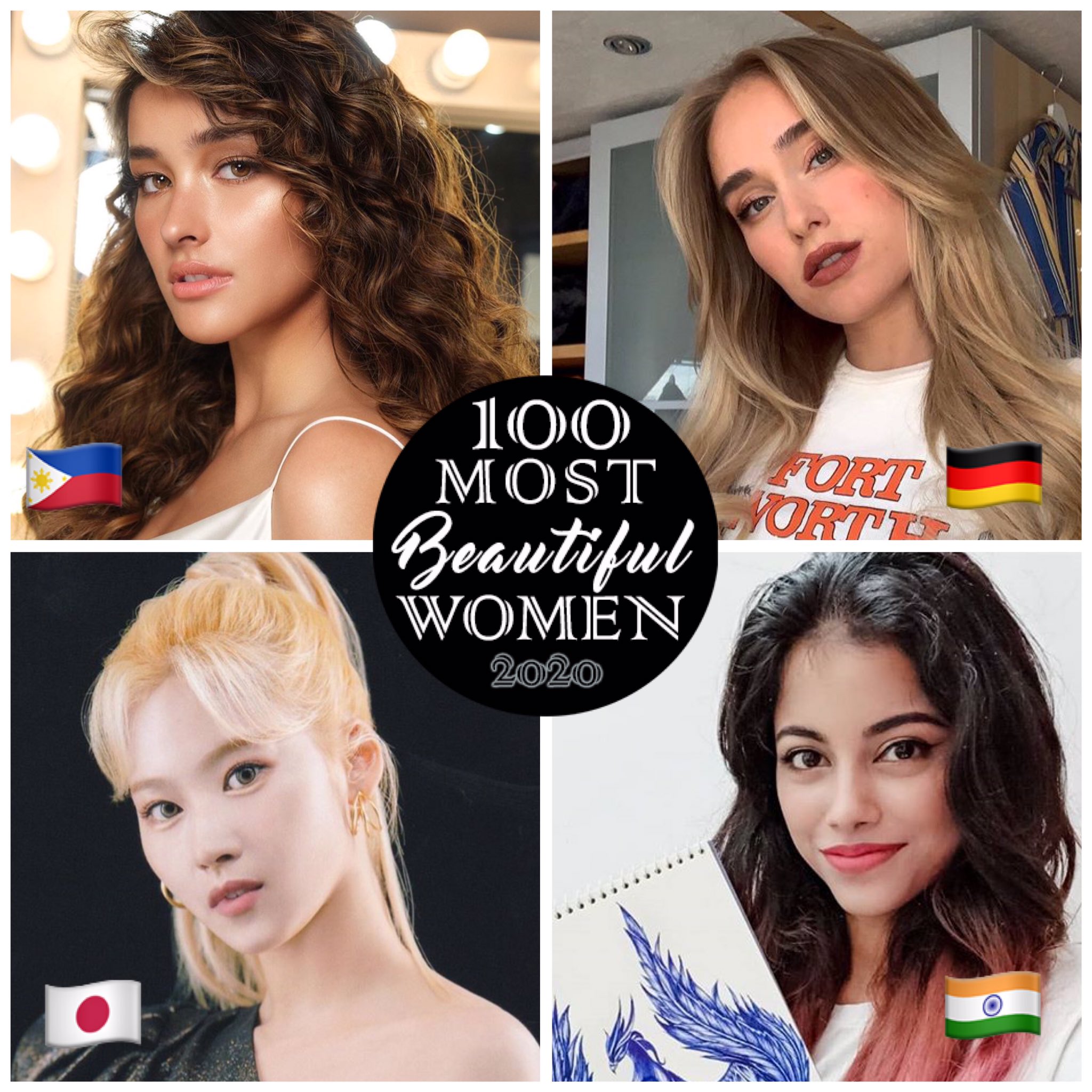 Starmometer on X: 100 MOST BEAUTIFUL WOMEN 2020 9. #LizaSoberano,  PHILIPPINES 10. #SinaDeinert, GERMANY 11. #SanaMinatozaki, JAPAN 12.  #PriyankaMazumdar, INDIA . The battle of the 12 finalists for the title  #MostBeautifulWoman2020 is