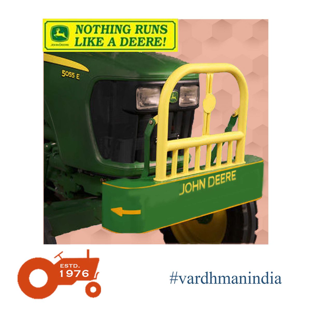 VardhmanIndia's tweet photo. John Deere bumper: Box type + Jaal.

Price- 3800/-
Weight- 110-120kg

#johndeere #bumper #boxtype #jaal #bestseller
#tractor #attachments #manufacturer #retailer #implements #agriculture #farmer #makeindia #supplier #farmequipment
#featurefriday #productfeature #vardhmanindia https://t.co/r4TIjxkzs2