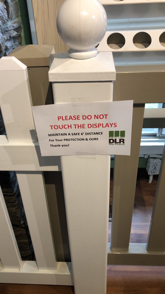 DLRVinyl's tweet photo. Making sure the showroom is COVID friendly! We are asking visitors to maintain 6’ spacing and not touch displays. Our showroom door is still locked to control the amount of people inside. Please call when you arrive so we can let you in! Stay safe! https://t.co/ViE0sIUP5f