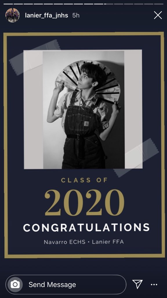 LanierFFA's tweet photo. Seniors we are so proud of you!!! Until we meet again!!! #classof2020 #2020graduates #FFAgrind #FFAforlife https://t.co/Offsw4gkMs