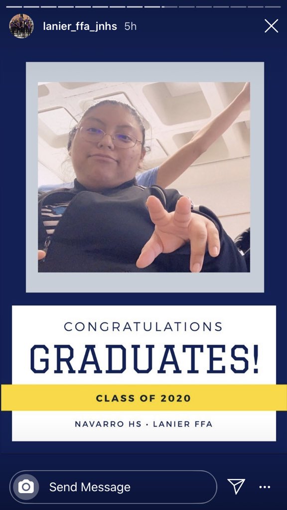 LanierFFA's tweet photo. Seniors we are so proud of you!!! Until we meet again!!! #classof2020 #2020graduates #FFAgrind #FFAforlife https://t.co/Offsw4gkMs