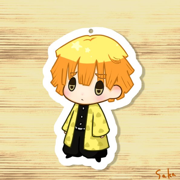 さかさんがTwitterに投稿した我妻善逸(鬼滅の刃)のイラスト。