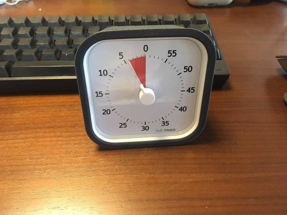 あずま A Twitter まぁタイマー買ったことだし一応ね と思いながら例の25分集中 5分 休憩のやつを試してみたところ狂ったように集中できてしまいこの時間に疲れ果ててる