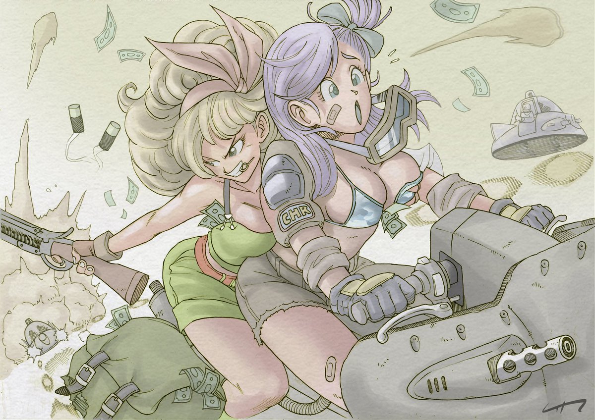 #bulma #launch #DragonBall #fanart #illustration #art #manga #drawing