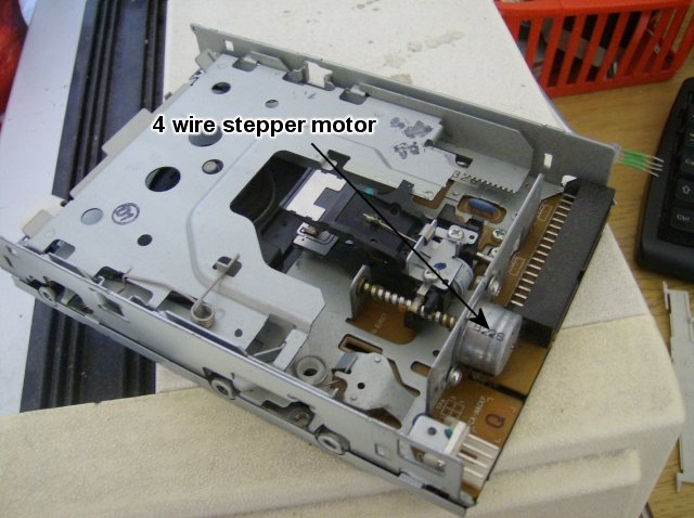 What's that have to do with floppy drives?Well, floppy drives use stepper motors!