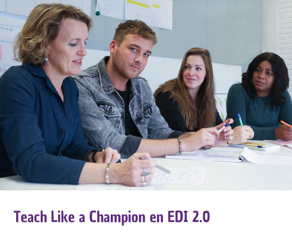 Teachnederland's tweet photo. Met veel plezier lazen we het boek EDI 2.0; goed leesbaar en vol praktijkvoorbeelden. We herkenden er ook veel van onze technieken uit Teach Like a Champion in. Teach en EDI 2.0 gaan goed samen, ondanks dat ze beiden uniek zijn. 

Bekijk de overeenkomsten:
https://t.co/qsmh4e249w https://t.co/zzEXrSW4Lj