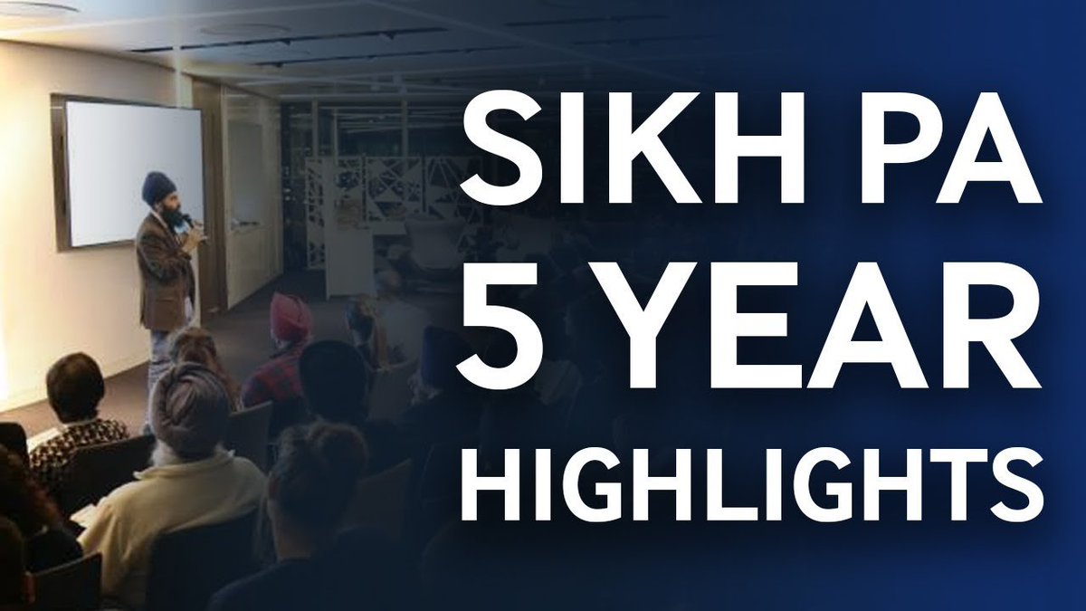 SikhPA's tweet image. *SIKH PA 5 YEAR HIGHLIGHTS*

To mark #5YearsOfSikhPA we share with you this brief glimpse into some of the highlights of our work.

We wish to thank everyone that&apos;s been part of our journey, one with Maharaj&apos;s kirpa we will continue for a long time yet!

youtu.be/srSVkrlcCdk