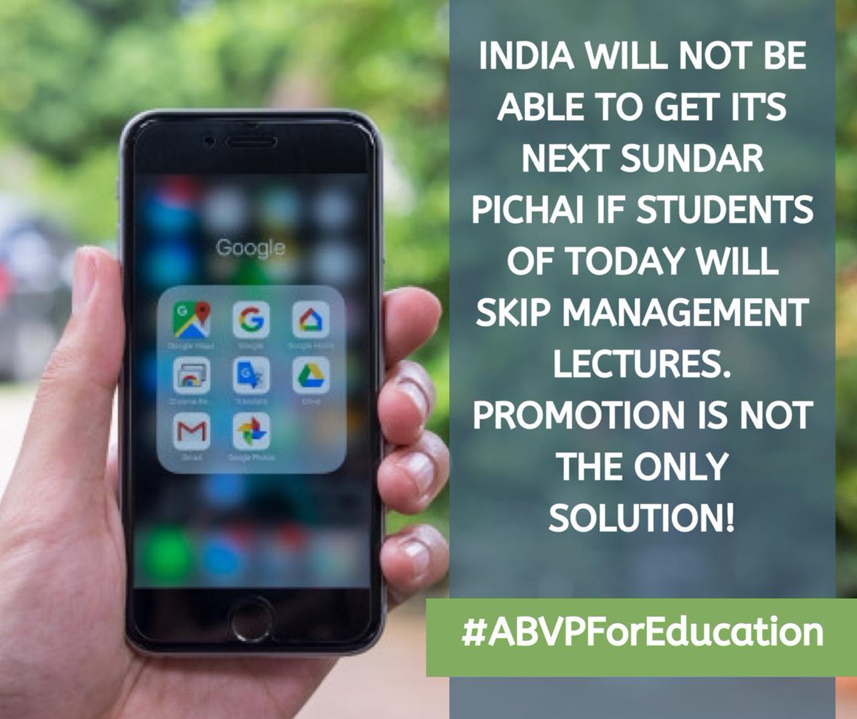 Arjun_khajuria_'s tweet photo. Any time of decision, NSUI used to decide what makes them popular rather to make secure
students' future.

#ABVPForEducation https://t.co/QO6YKLkQ9C