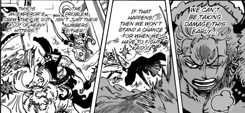 Red_Haired98's tweet photo. Vice captain Roronoa Zoro doing his job, protecting his captain again 🙏🙌 #onepiece980 https://t.co/PPwlAhWdqC