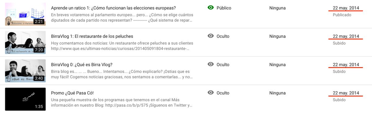 pasa_co's tweet photo. Hoy hace 6 años abrimos nuestro canal de YouTube:
https://t.co/uLwTge2Hjd

¡Cuánto ha cambiado desde que 7 personas nos juntamos delante de la cámara a hacer el tonto!

Y seguimos publicando en nuestros canales:
- @Aparaticos
- @CosicasCo
- @OnTheNubs
- @CapitanGoLo
- @Danifalky https://t.co/fFM9eOH27d