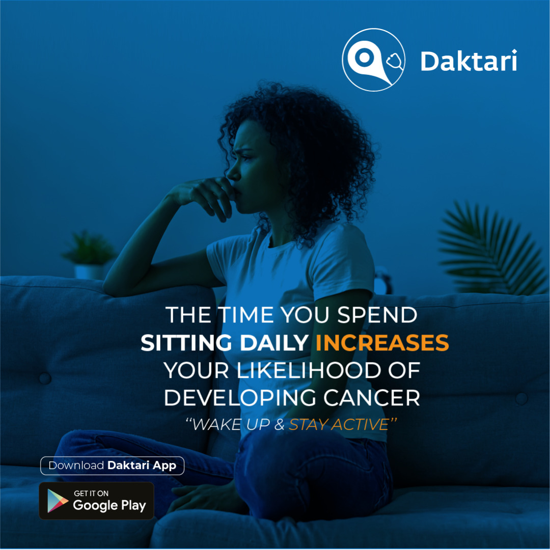 daktariapp's tweet photo. Physical inactivity increases people's risk of Cardiovascular diseases
.
.
Download @daktariapp on your smartphone.
.
#daktariapp #healthtip #bookappointments #daktari #covid19 #doctors https://t.co/bG0N7EIXoX