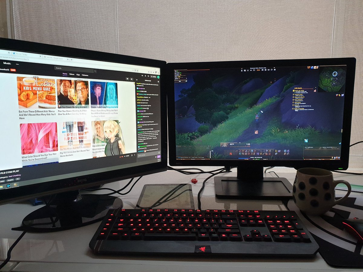 Mutski (@umhyildiz) on Twitter photo Playing <a href="/Warcraft/">World of Warcraft</a> while listening and watching <a href="/Katyuskamoonfox/">KatyuskaMoonfox 🦊</a> and <a href="/JutsuCosplay/">Jutsu</a> stream with a cup of tea. Iso ain't so bad. Playing <a href="/Warcraft/">World of Warcraft</a> while listening and watching <a href="/Katyuskamoonfox/">KatyuskaMoonfox 🦊</a> and <a href="/JutsuCosplay/">Jutsu</a> stream with a cup of tea. Iso ain't so bad.
