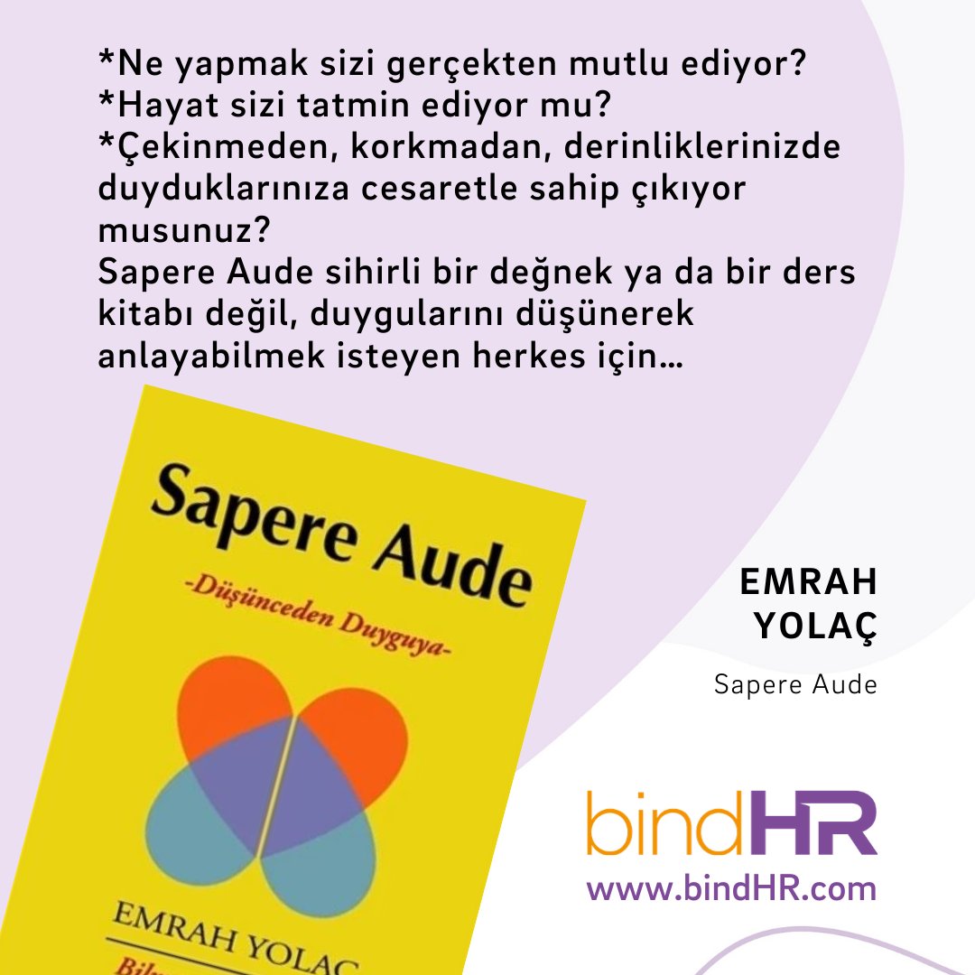 #kitapönerisi #bindhr #sapereaude #psikoloji