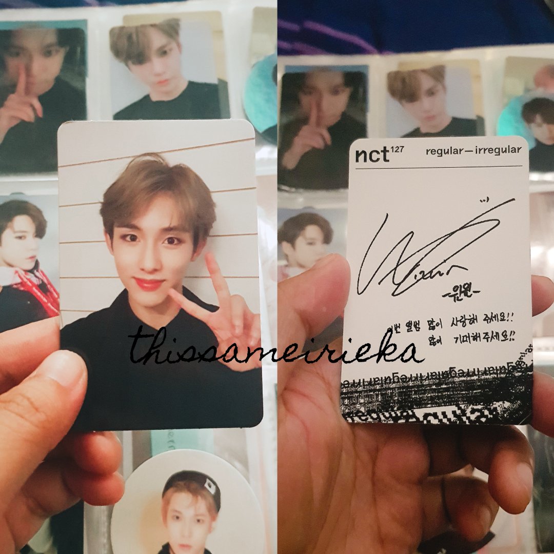 thissameirieka's tweet photo. Help RT! 
[WTT]
Have PC Album: Winwin Regular Vers.
.
Want PC Album: Doyoung Regular Vers. 
#NCT127 #nct127regularirregular https://t.co/wAwy6XZ6HR