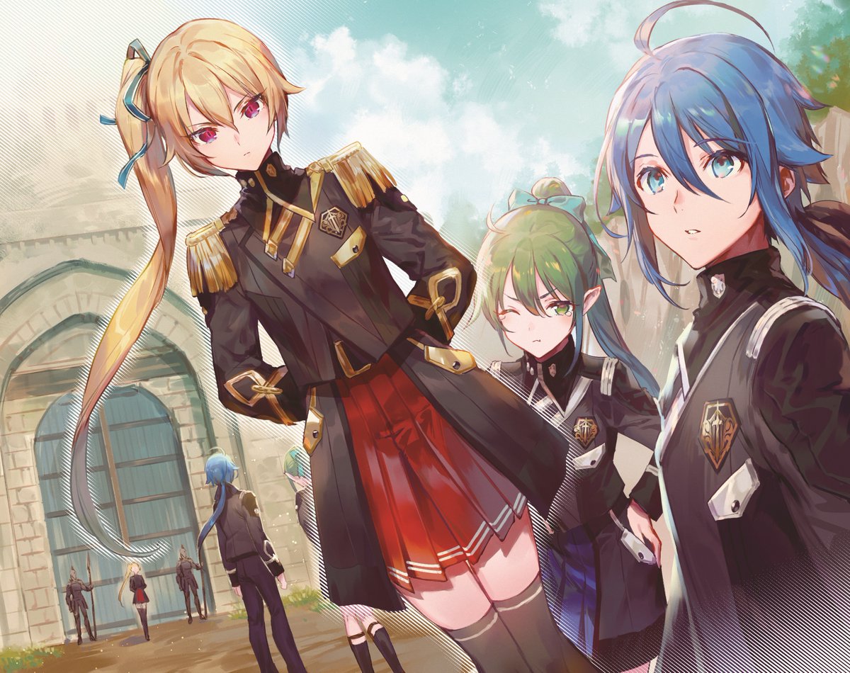 Frog Kun I Have No Interest In The Light Novel That This Illustration Comes From It S 世界最強の魔王ですが誰も討伐にきてくれないので 勇者育成機関に潜入することにしました For What It S Worth But That Side Ponytail Military